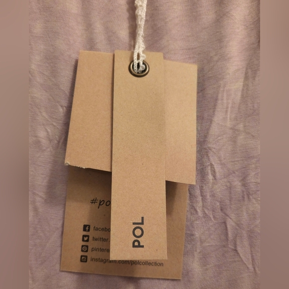 POL Asymmetrical Light Pink Sheath Sundress With Pockets & Side Slits - Picture 2 of 12